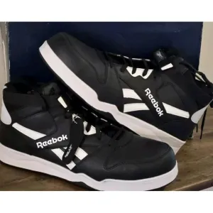 Reebok BB4500 Work Composite Toe High-Top Sneakers Black/White Size 13 W #898
