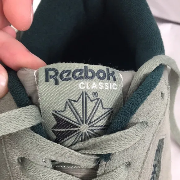 Reebok Club C 85 Harmony Green Lace Up Sneakers Size 11.5 EXCELLENT Used