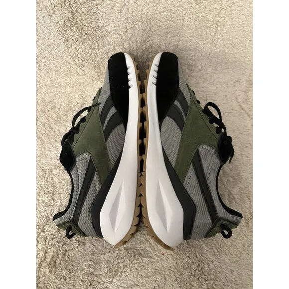 Reebok Forte Racer Hunter Green Gray Running Shoes Sneakers Men’s Size 11M
