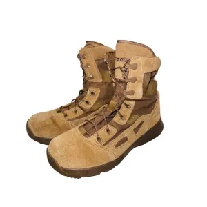 Reebok Hyper Velocity Tan Military Combat Tactical Boot W 8.5 M 6.5 Leather