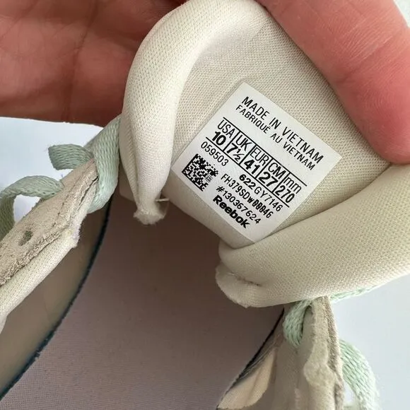 Reebok LX2200 Rollcage Women’s Alabaster Mint Pastel Low-Top Sneakers