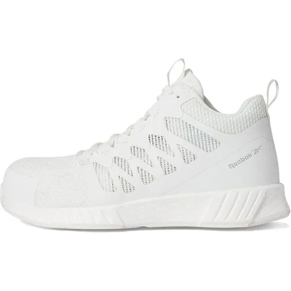 Reebok Fusion Flexweave Work Shoe Men's US 12 White Composite Toe Shoes ZPO1715