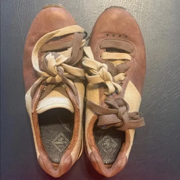 Reef Skater Shoes Bottle Opener Shoes Men's US 7 Leather Beer Casual Surf Canvas