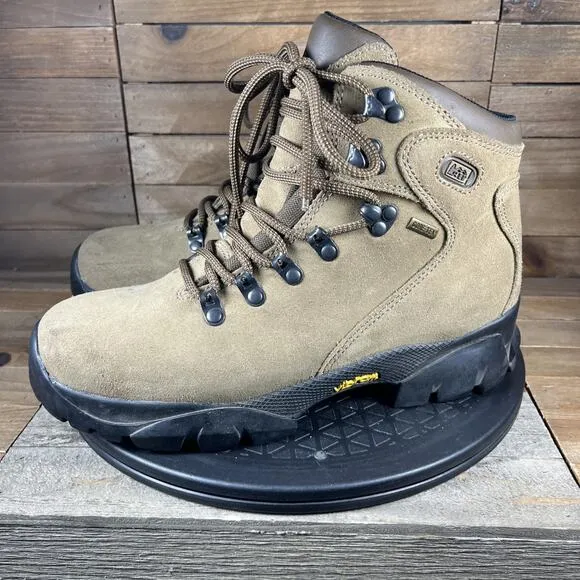 REI Womens Size 8.5 Monarch GTX Tan Hiking Chukka Lace Up Active Boots EUC