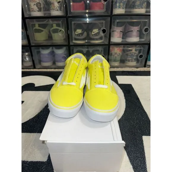 Revenge Storm Men's Yellow Canvas Sneakers Size 9M/10.5W