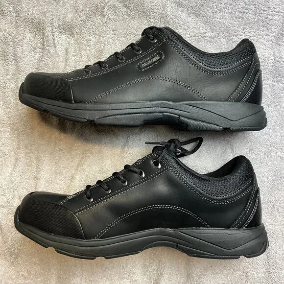 Rockport Chranson Shoes Mens 11W Black Casual Walking Leather Functional Work