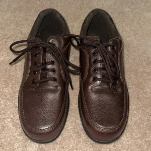 Rockport Eureka Men's Walking Shoes Genuine Brown Leather Size 8.5