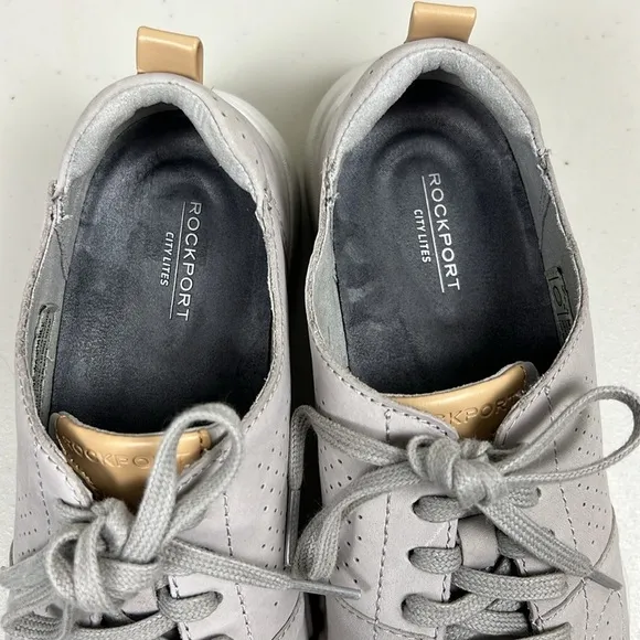 Rockport Women's R-Evolution Washable Perf Lace Walking Shoe EUC