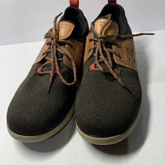 Rockport Work Men's Truflex Safety Toe 2 Eye Tie Work Sneaker 14M
