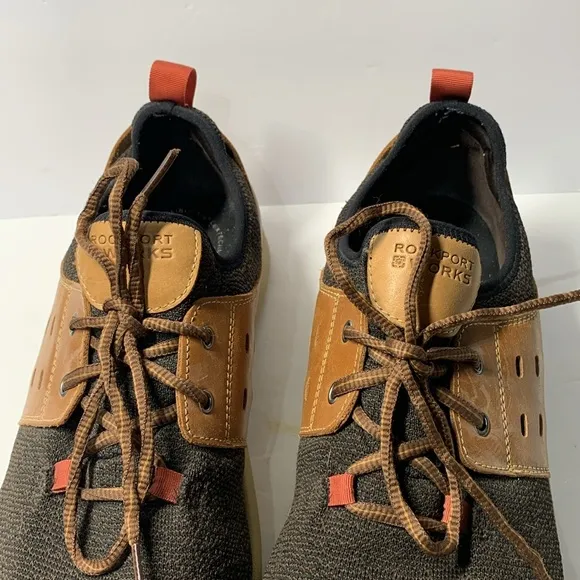 Rockport Work Men's Truflex Safety Toe 2 Eye Tie Work Sneaker 14M
