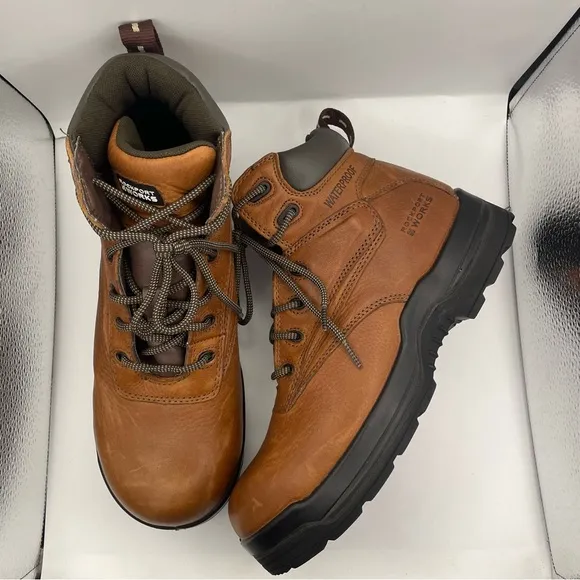 ROCKPORT Works more energy waterproof mens work boots Size 10.5
