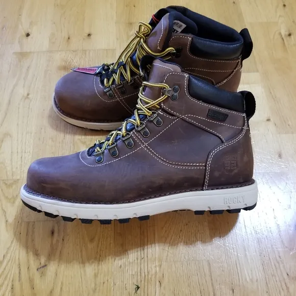 Rocky Composite Toe Waterproof Work Boots 8 1/2 Wide