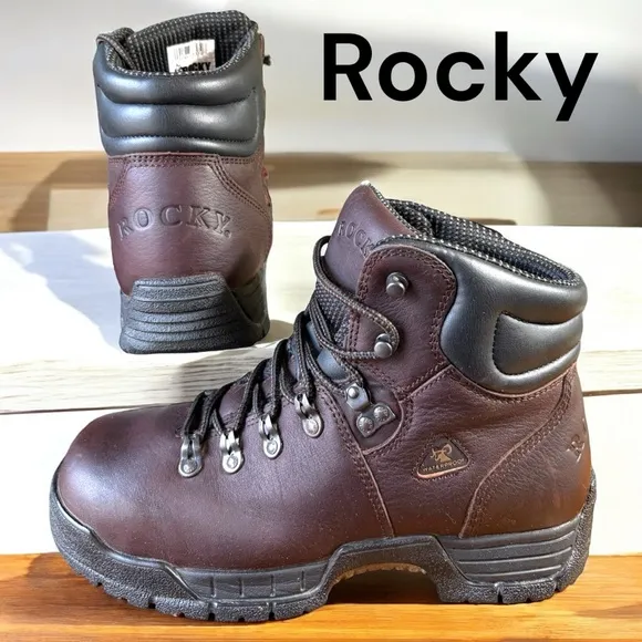 Rocky -Men’s 9.5 “MOBILITE” waterproof steel toe hiking/work boots. Like new!!!