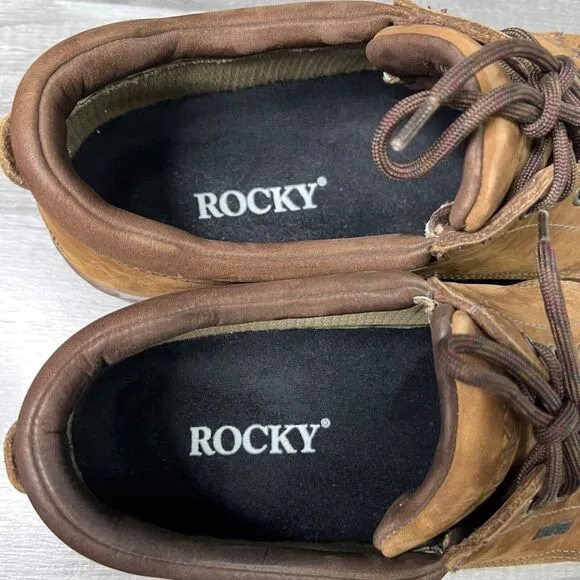 Rocky Mens Gore-Tex Waterproof Suede Casual Hiking Shoes Lace Up Men's 12