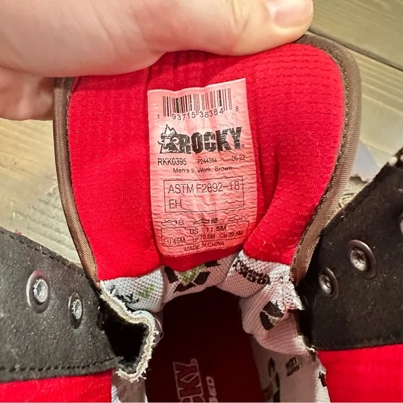 ROCKY Rams Horn 9&quot; Logger Comp Toe boots
