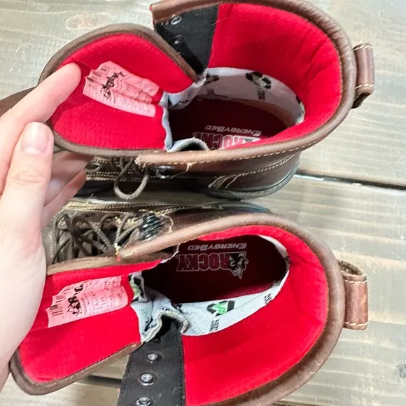 ROCKY Rams Horn 9&quot; Logger Comp Toe boots