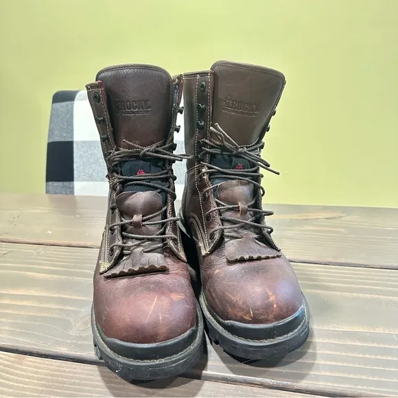 ROCKY Rams Horn 9&quot; Logger Comp Toe boots