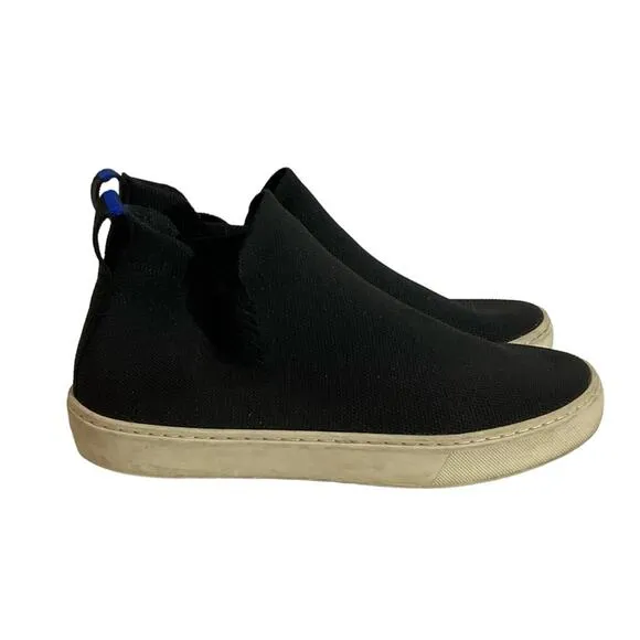 Rothy's Chelsea Black High Top Sneakers