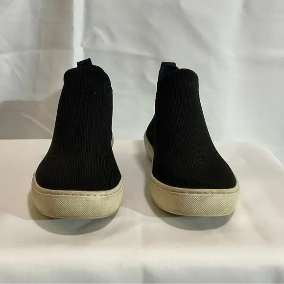 Rothy's Chelsea Black High Top Sneakers