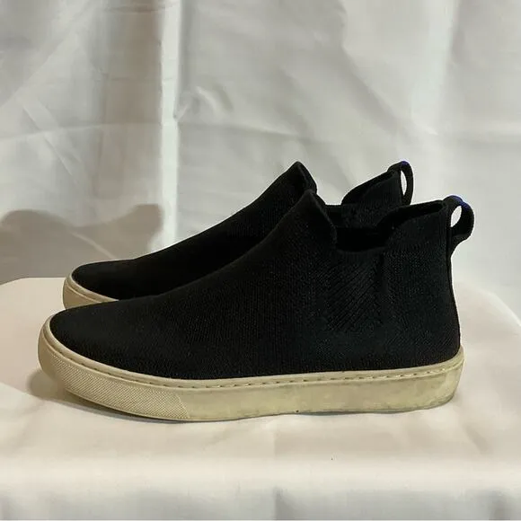 Rothy's Chelsea Black High Top Sneakers