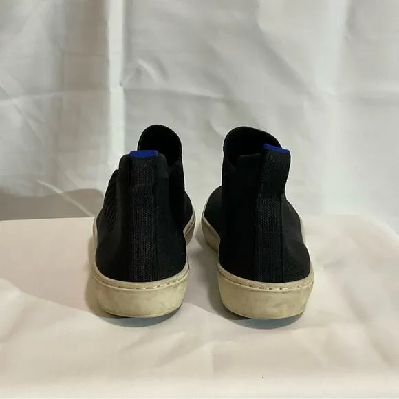 Rothy's Chelsea Black High Top Sneakers