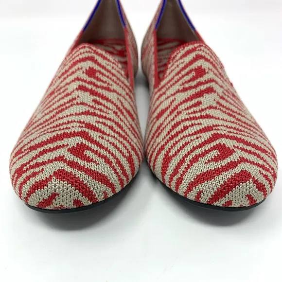 Rothys Red Zebra Flats - Brand New!