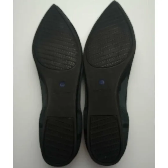 Rothy's Retired Gray Black Camo Print The Point Flats Shoes Size 10.5 NWOB