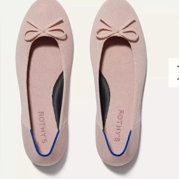Rothy's The Ballet Flats in Pastel Pink Ballerina