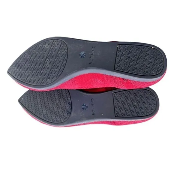 Rothy’s The Point Flats Red Camo 9 Limited Edition