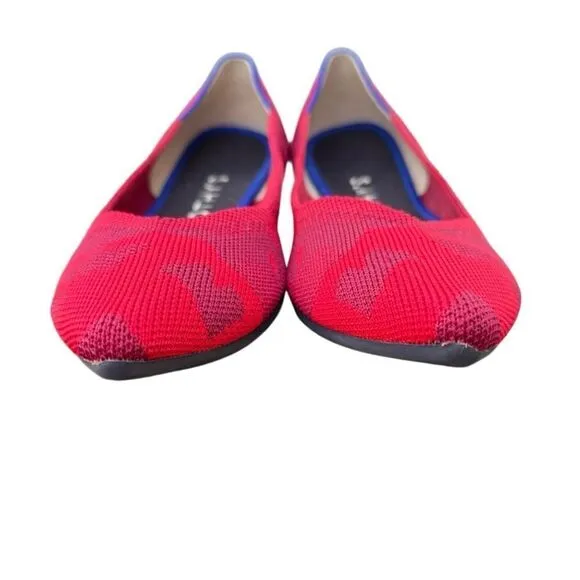 Rothy’s The Point Flats Red Camo 9 Limited Edition