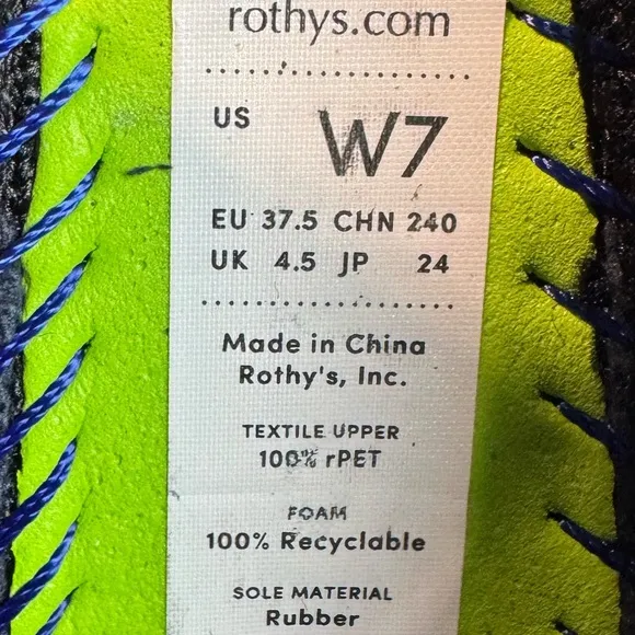 Rothy’s The Point Mary Jane Flats size 7 $165 EUC