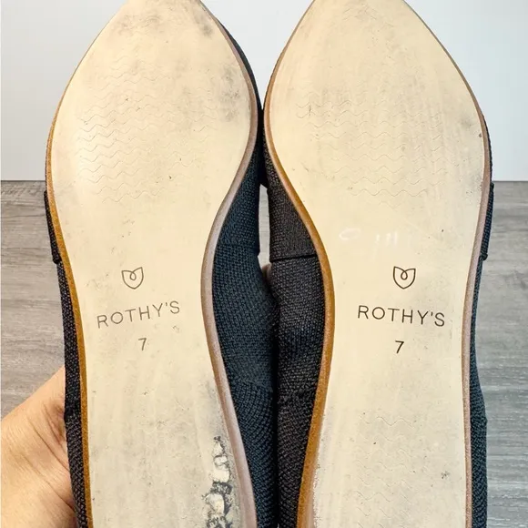 Rothy’s The Point Mary Jane Flats size 7 $165 EUC