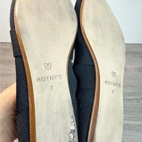 Rothy’s The Point Mary Jane Flats size 7 $165 EUC