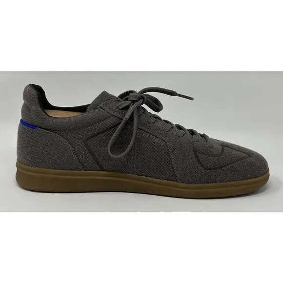 Rothy’s The RS01 Sneaker Men’s 9.5 Timber Brown Knit Merino Wool Casual Shoes