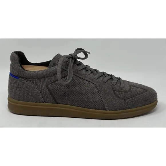 Rothy’s The RS01 Sneaker Men’s 9.5 Timber Brown Knit Merino Wool Casual Shoes