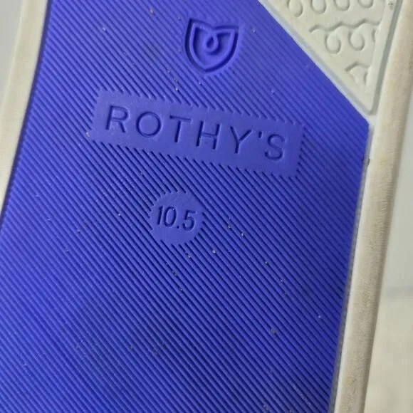 Rothy's The Slip On Anchor Womens Shoes Size 10.5 Casual Low Top Sneakers Shoes