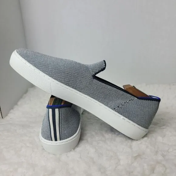 Rothy's The Slip On Anchor Womens Shoes Size 10.5 Casual Low Top Sneakers Shoes