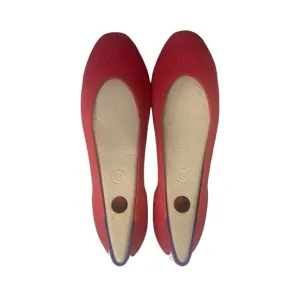 Rothy’s The Square Flats Cardinal Red Women’s Size 11.5 Recycled Shoes
