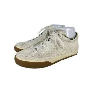 Rothy’s The Lace Up Vanilla Knit Sneakers US 8 Walking Casual Tennis Shoes