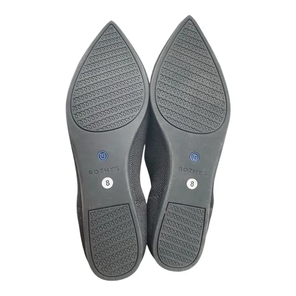 Rothy's Women's Black Pointed Flats
