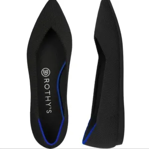 Rothy's Women's Black Pointed Flats
