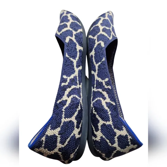 Rothy's Women's Blue and White Flats