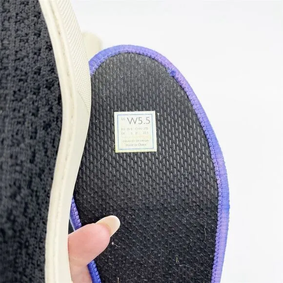 Rothy's Women's Honeycomb Slip-On Sneakers Black Size 5.5 Eco-Friendly Casual