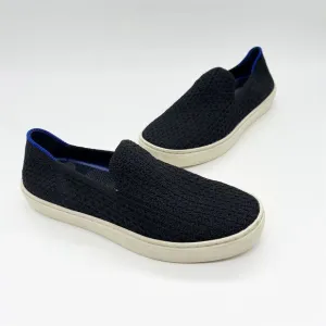 Rothy's Women's Honeycomb Slip-On Sneakers Black Size 5.5 Eco-Friendly Casual