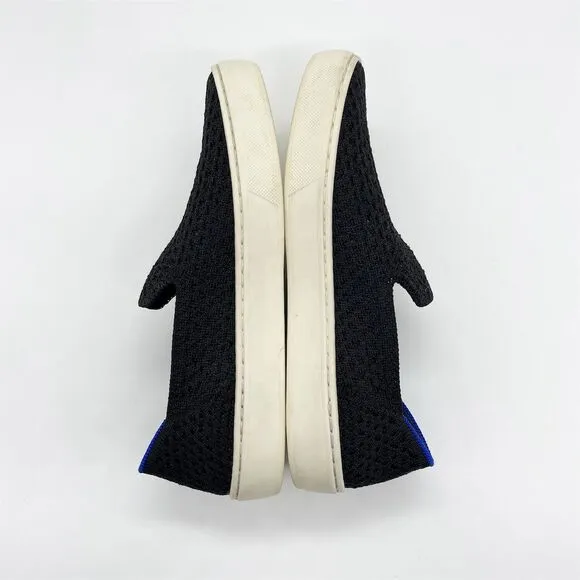 Rothy's Women's Honeycomb Slip-On Sneakers Black Size 5.5 Eco-Friendly Casual