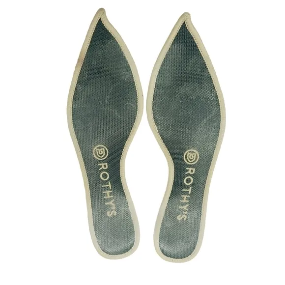 Rothy's | Women's Safari Green Design Pointe Flats (Size 8)
