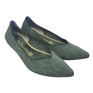 Rothy's | Women's Safari Green Design Pointe Flats (Size 8)