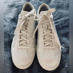 Rothy's Cream Sneakers Minimalist Design