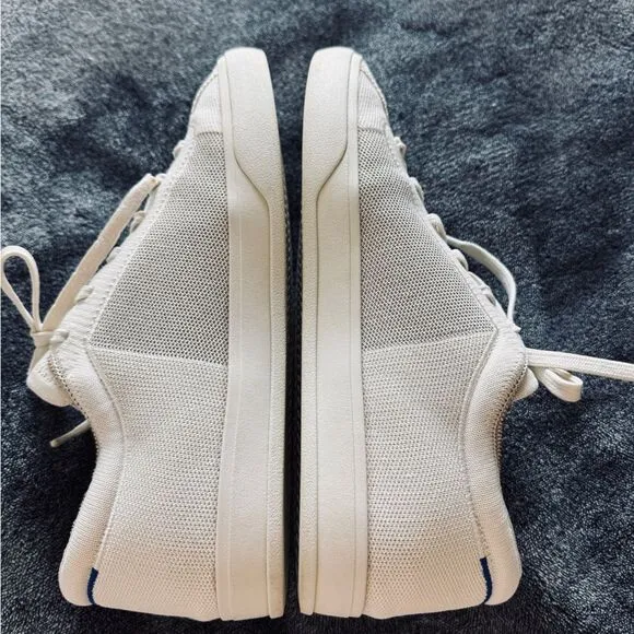 Rothy's Cream Sneakers Minimalist Design