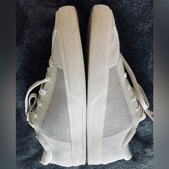 Rothy's Cream Sneakers Minimalist Design